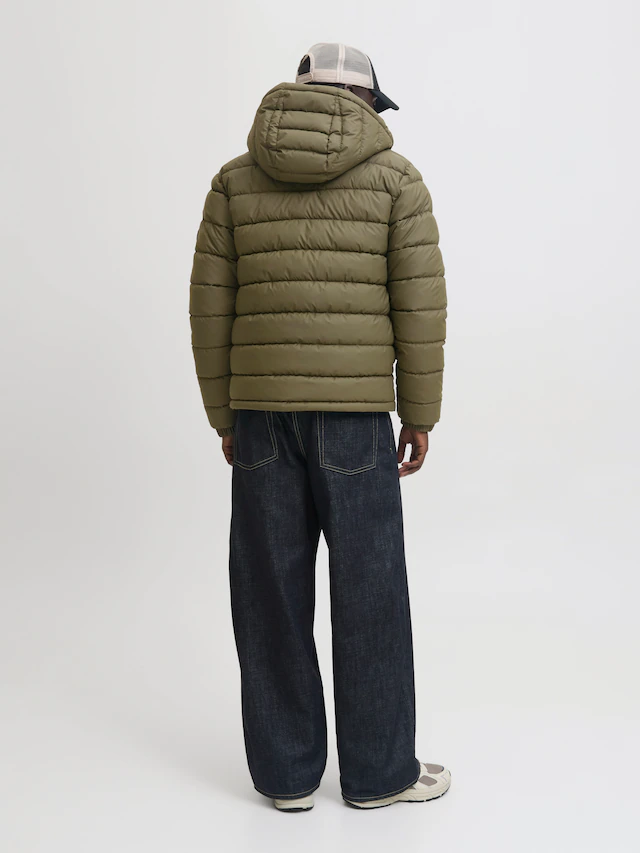 Jack & Jones Steppjacke »JCOPOINT PU PUFFER JACKET BF« mit Kapuze