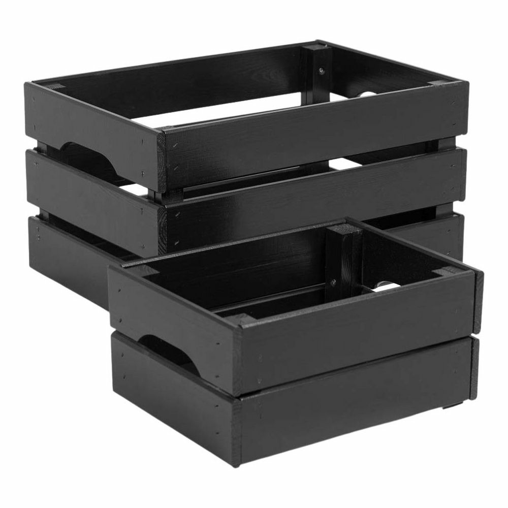 Caisse de rangement en pin petit modèle 31 x 25 15 cm