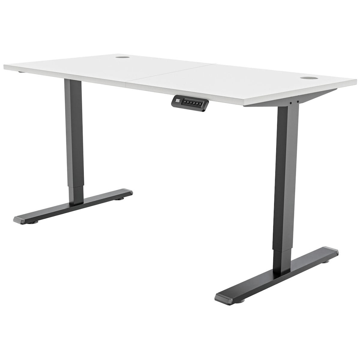 Piranha E-Base 120 høydejusterbart skrivebord (sort/hvit)