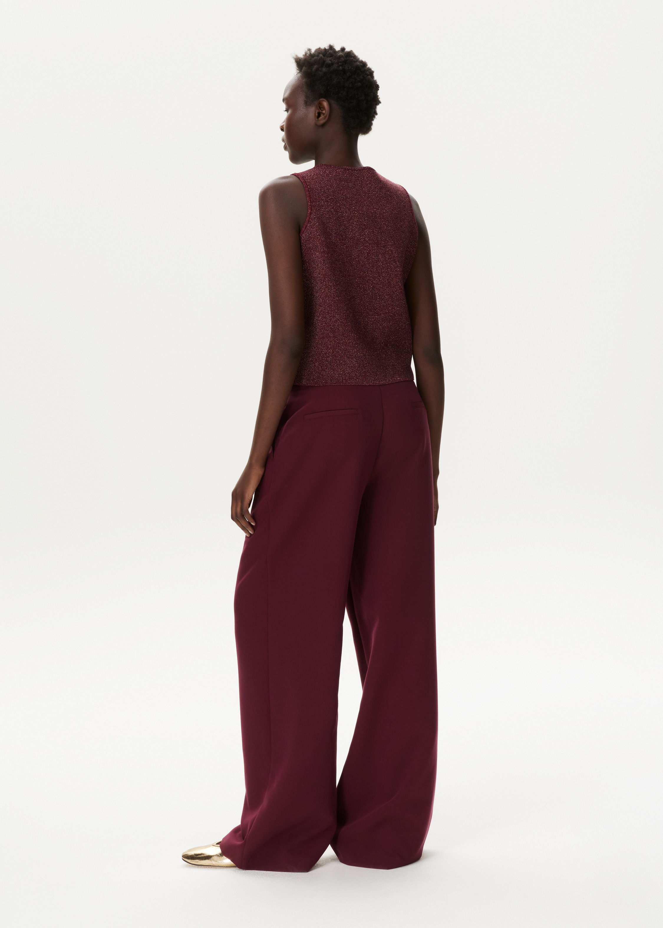 Gilet met lurex