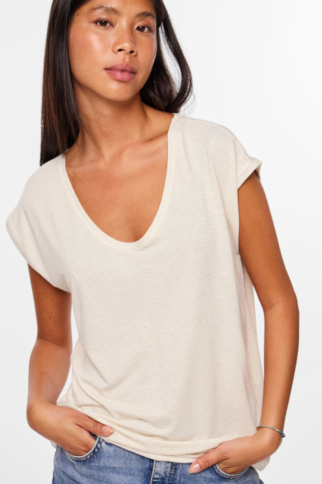 Pieces witte dames t-shirt