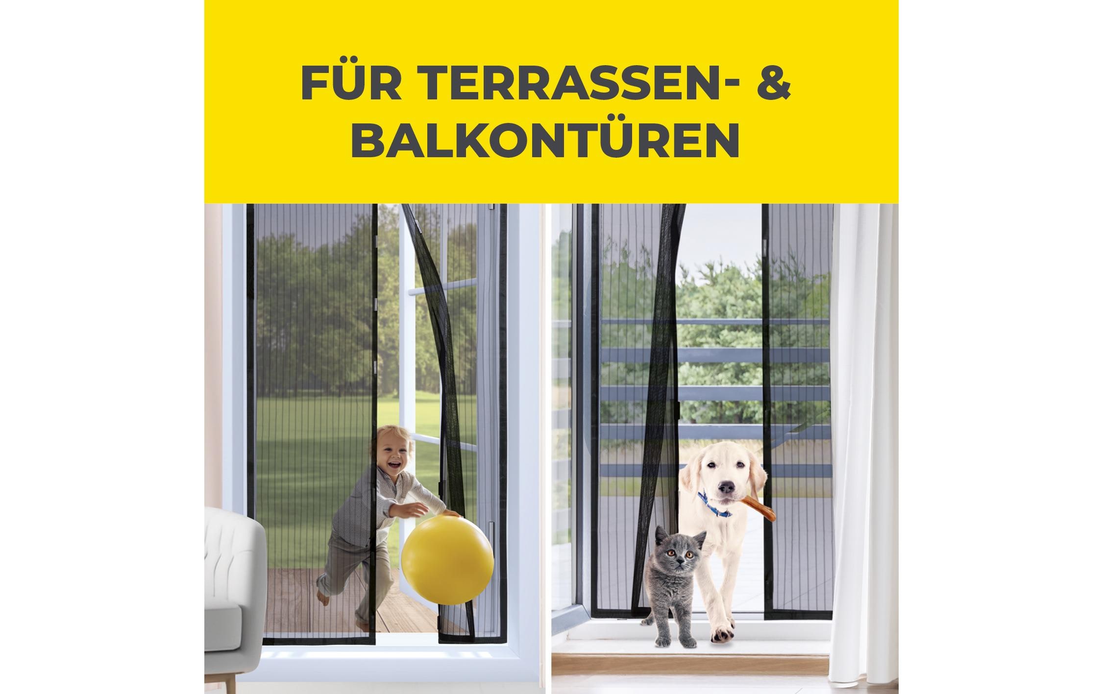 Fliegengitter Magic Click, 90 x 210 cmTürvorhang 90 x 210 cm»Magic Click»