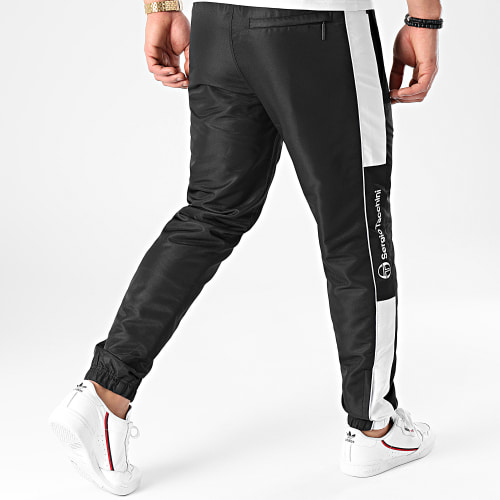 Pantalon Jogging A Bandes Abita 39145 Noir Blanc