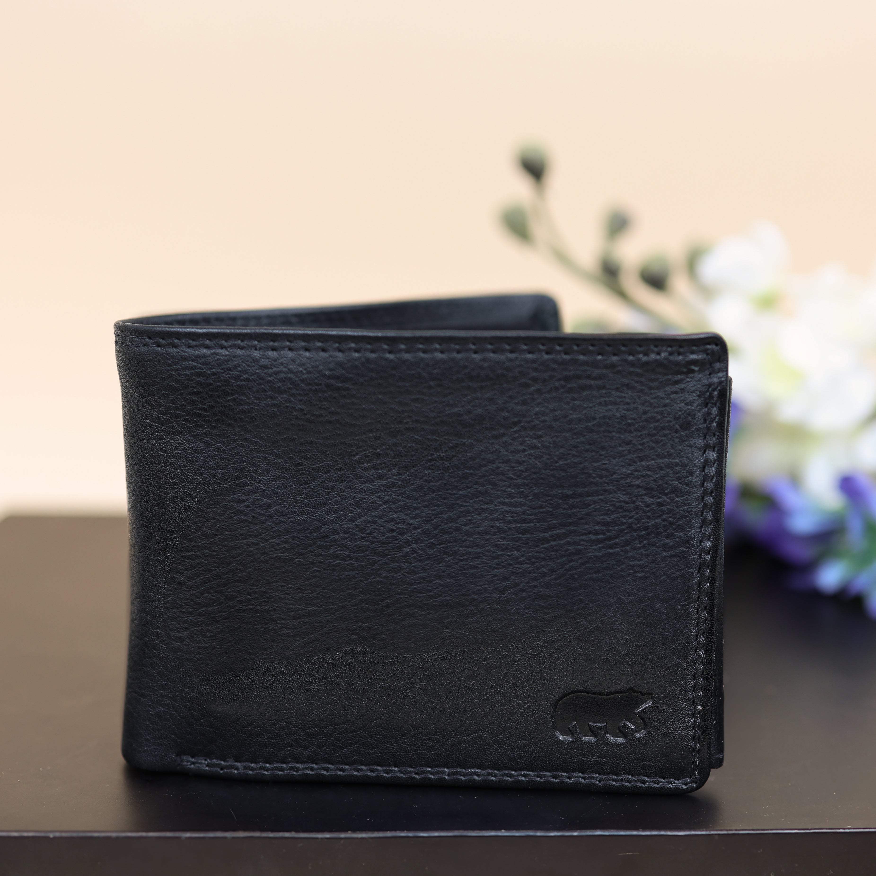 Billfold 'Abel' zwart BLACK