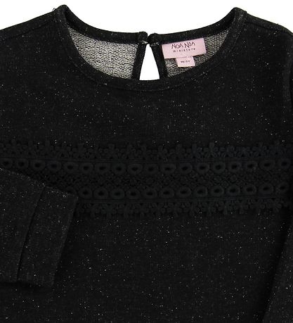 Noa Noa miniature Kleid - Schwarz m. Glitzer