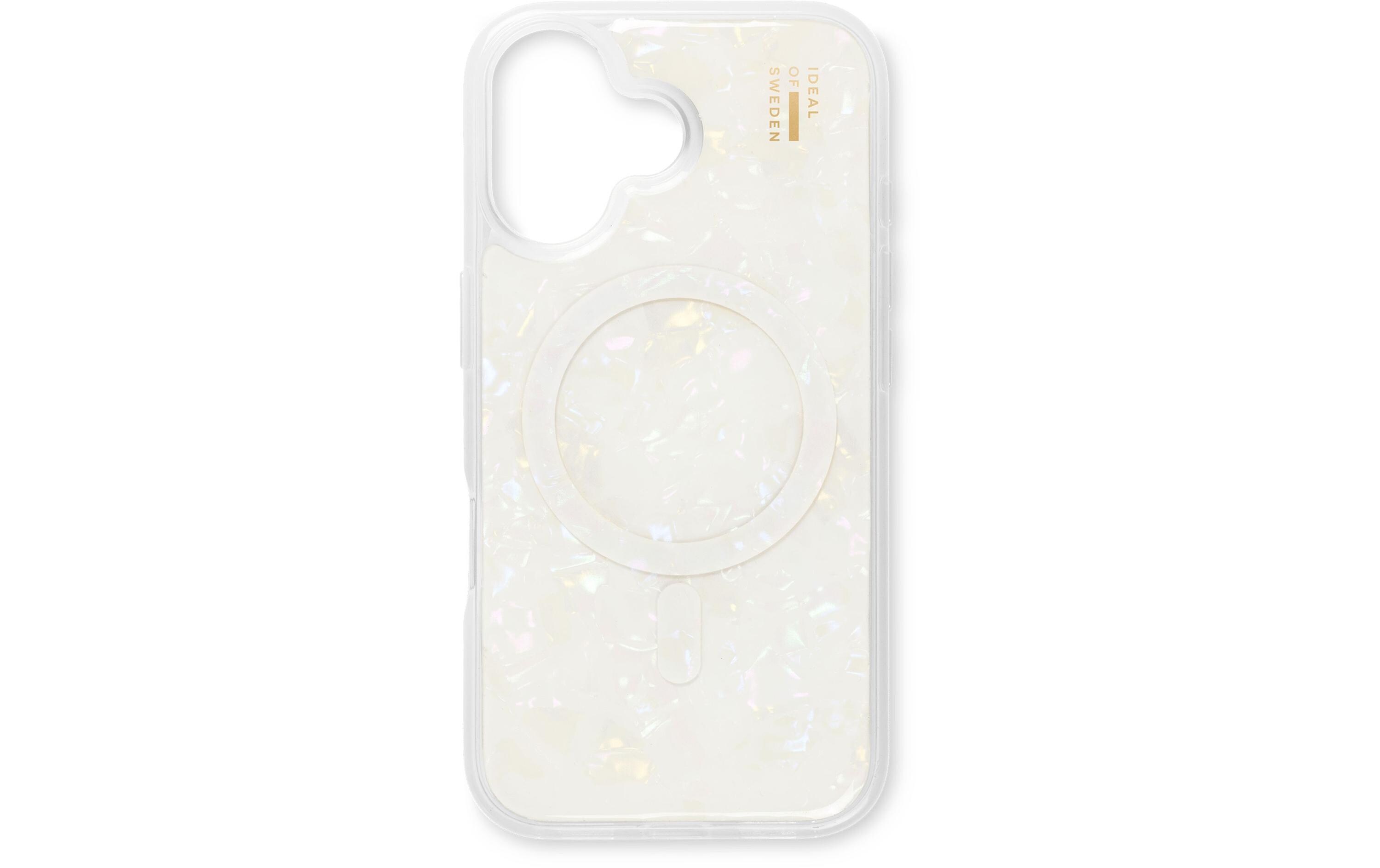 Back Cover iPhone 16 Perlmutt WeissBackcover für das Apple iPhone 16