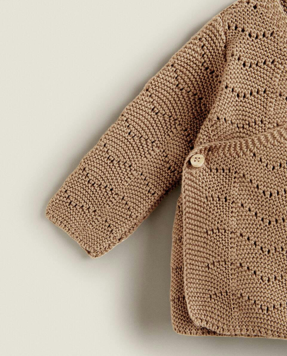 CARDIGAN DE TRICÔ ABERTO