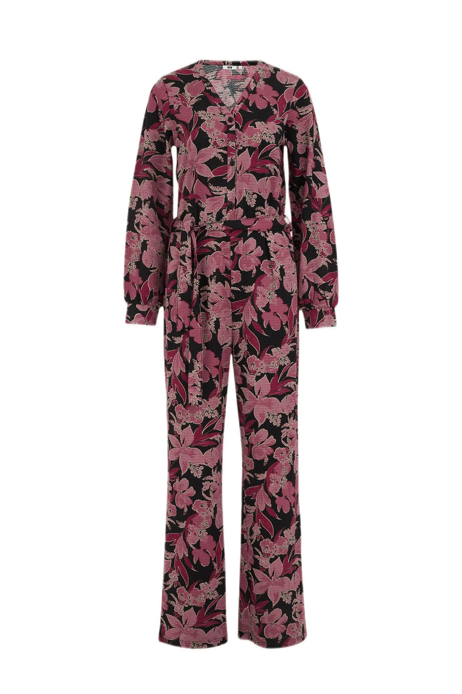 WE Fashion straight  fit jumpsuit roze