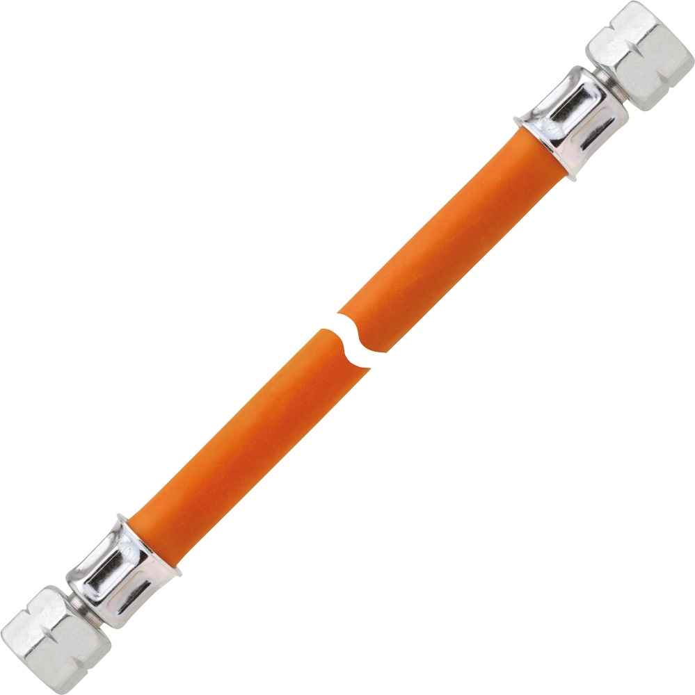 GOK Mitteldruckschlauchleitung Gas Überwurfmutter G 1/4 LH auf G 1/4 LH 400 mm