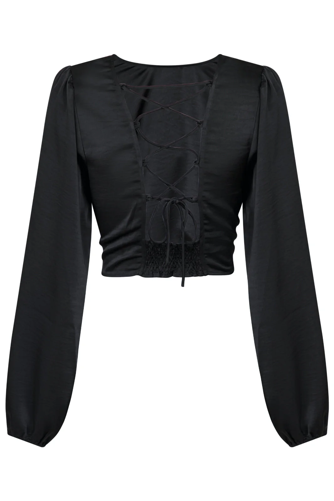 Neo Noir Aura Heavy Sateen Blouse black