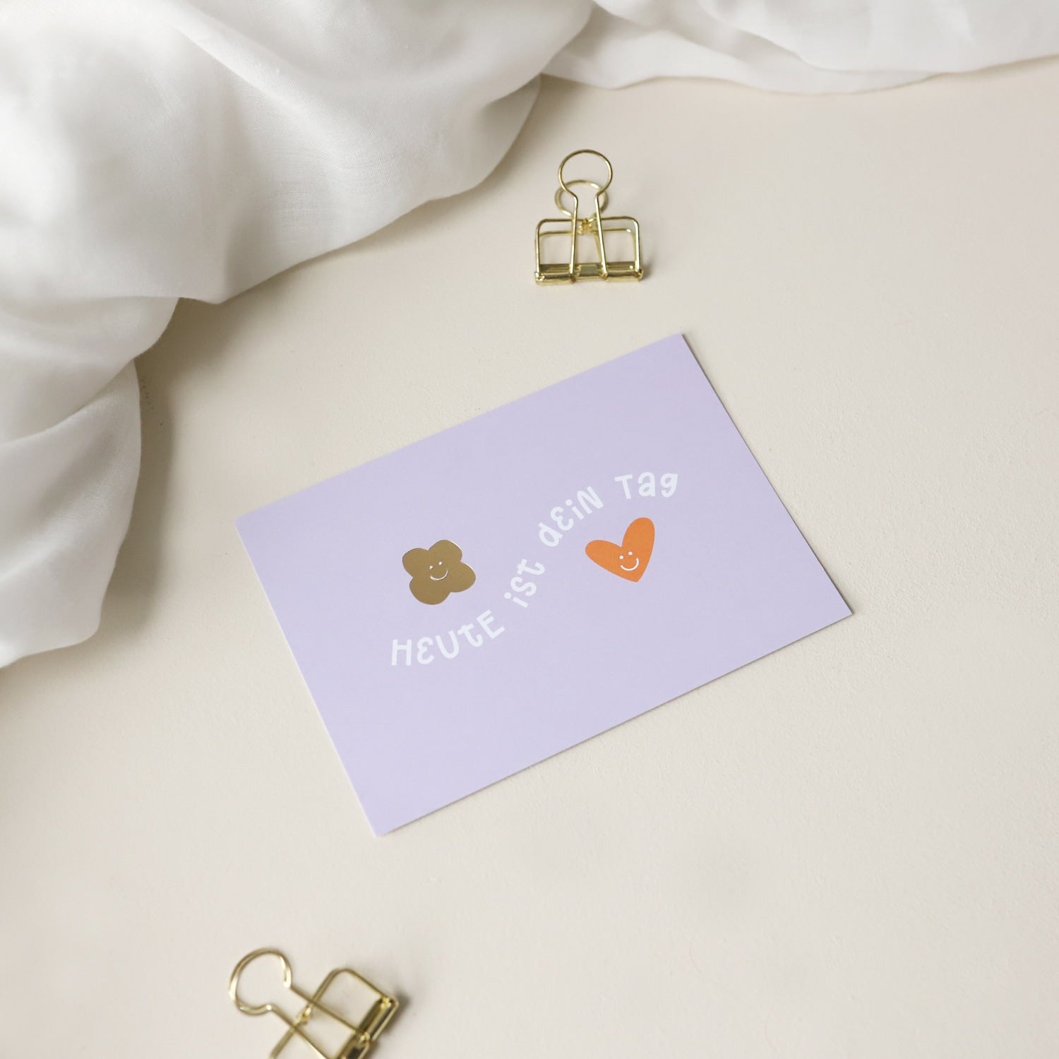Postkarte „Heute ist dein Tag