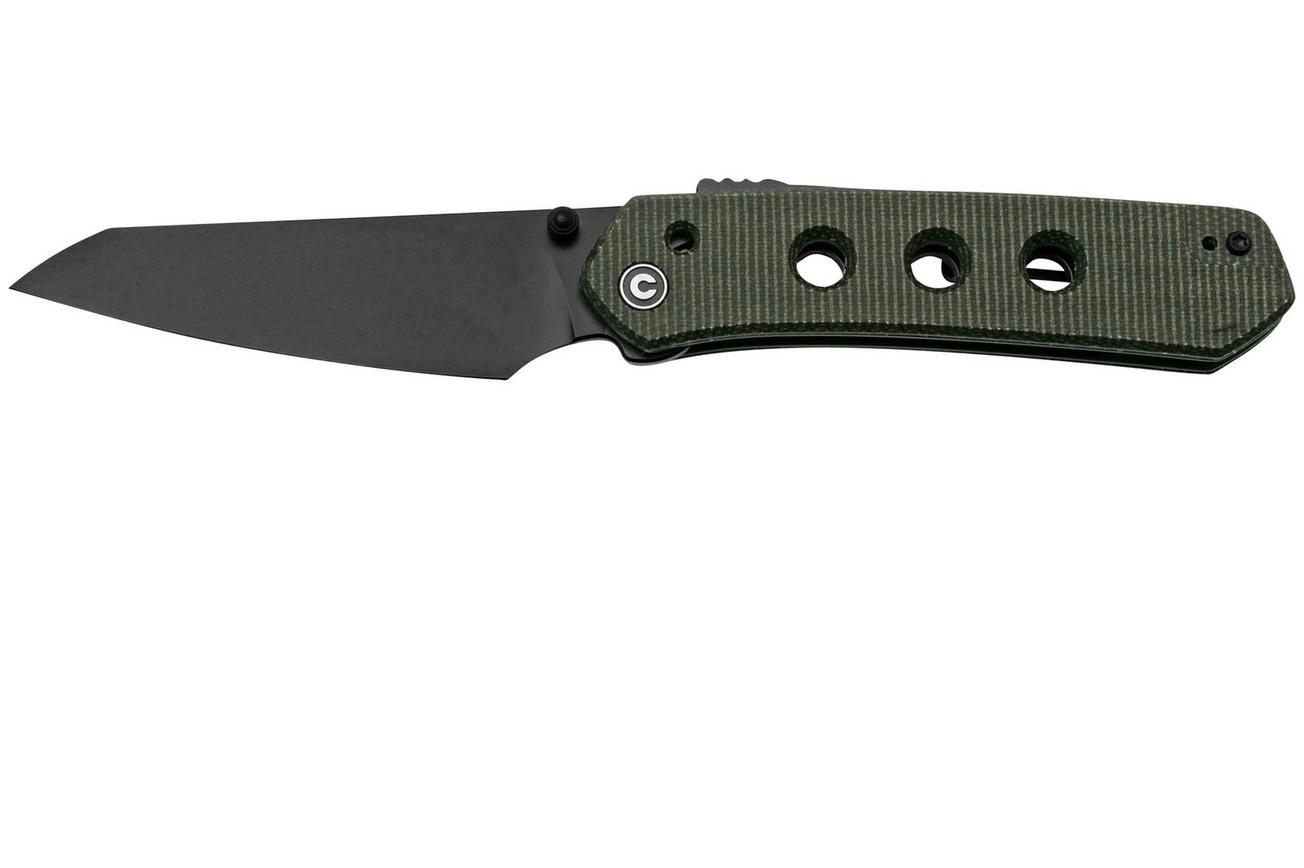 Civivi Vision FG C22036-3 Green Micarta, Black Nitro-V Blade, zakmes, Snecx Tan design