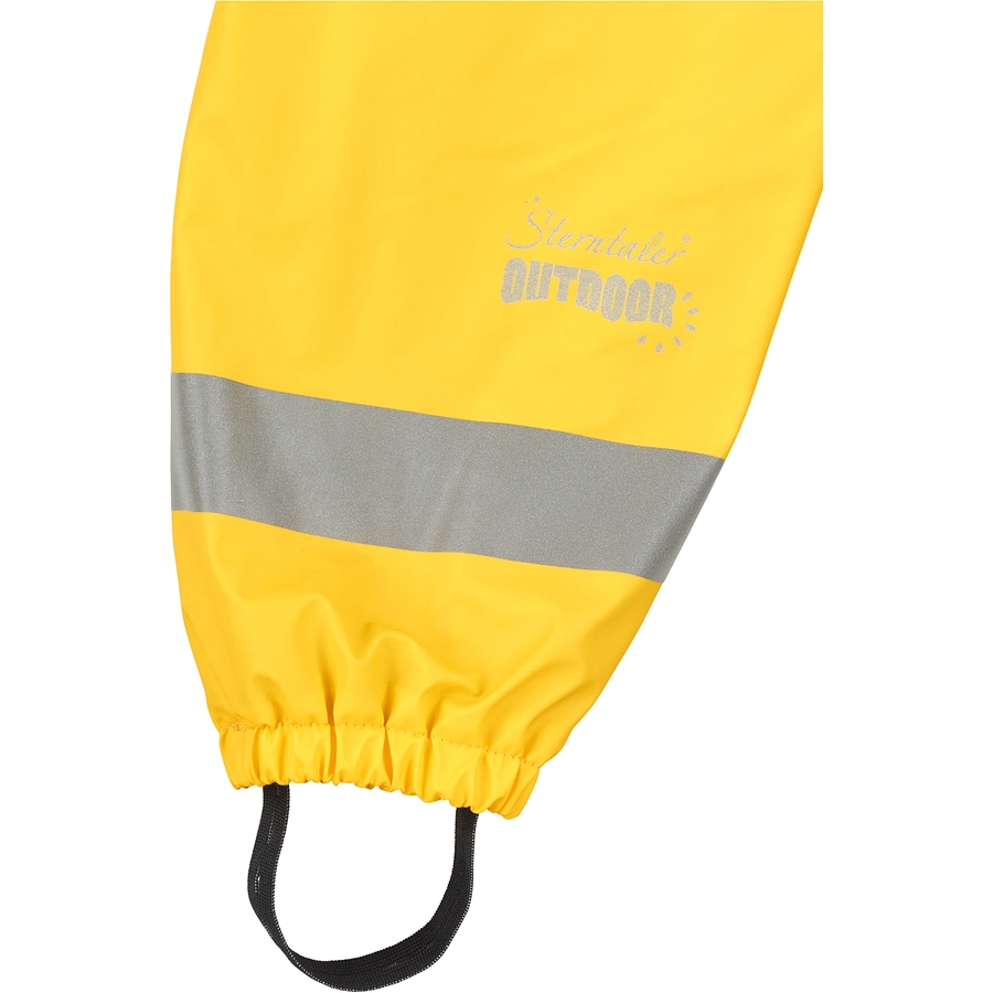 Sterntaler Regenträgerhose gefüttert gelb