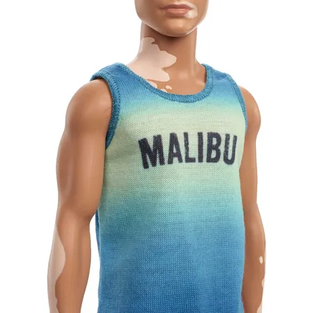 Barbie Ken Fashionistas Puppe im „Malibu“-Tanktop, Vitiligo