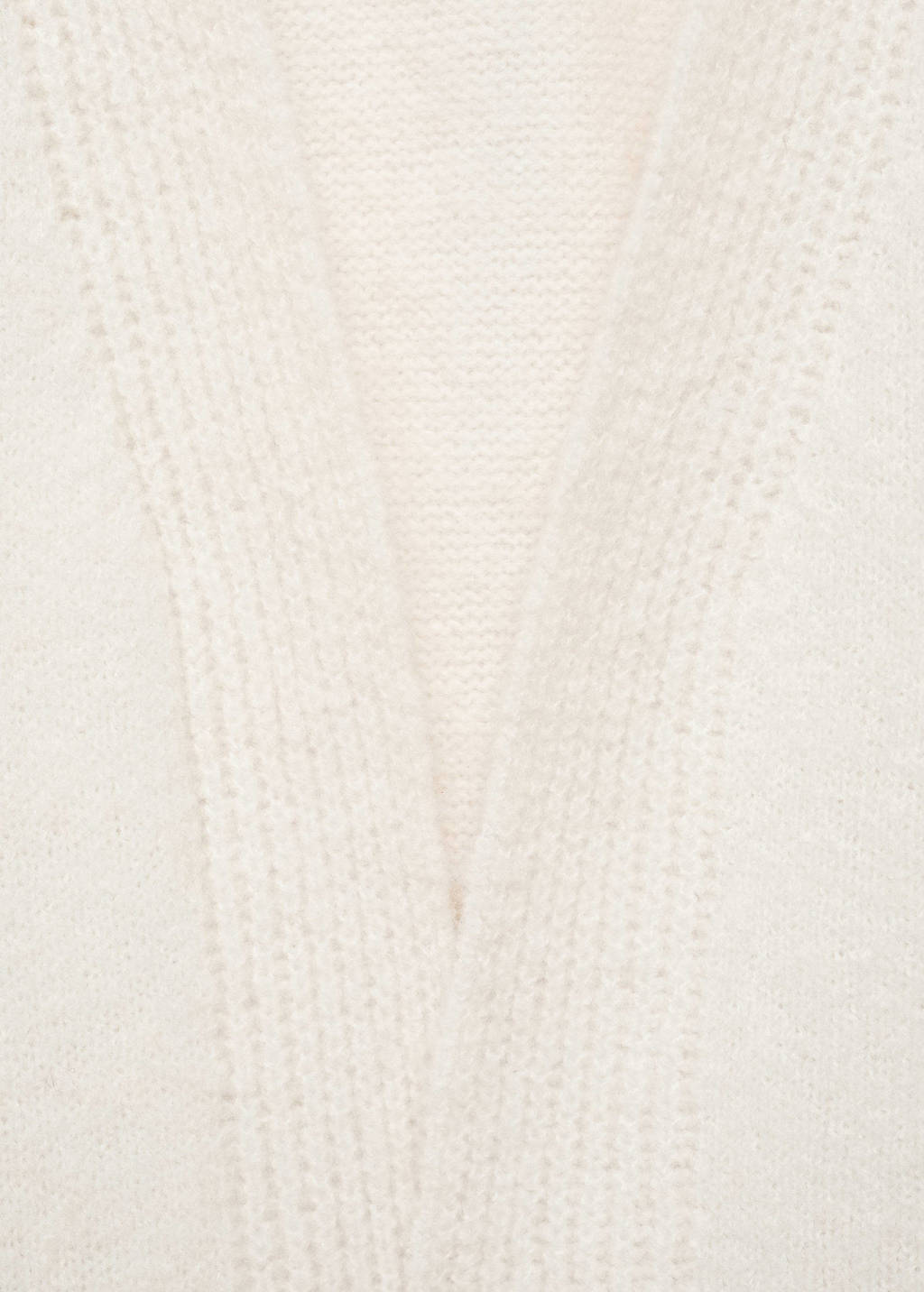 Mango Kids fijngebreid vest lichtbeige
