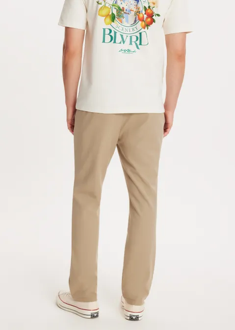 Straight leg pantalon zand (ZND.D)