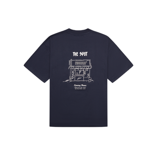 Woodbird Bose Spot T-shirt, Navy, M