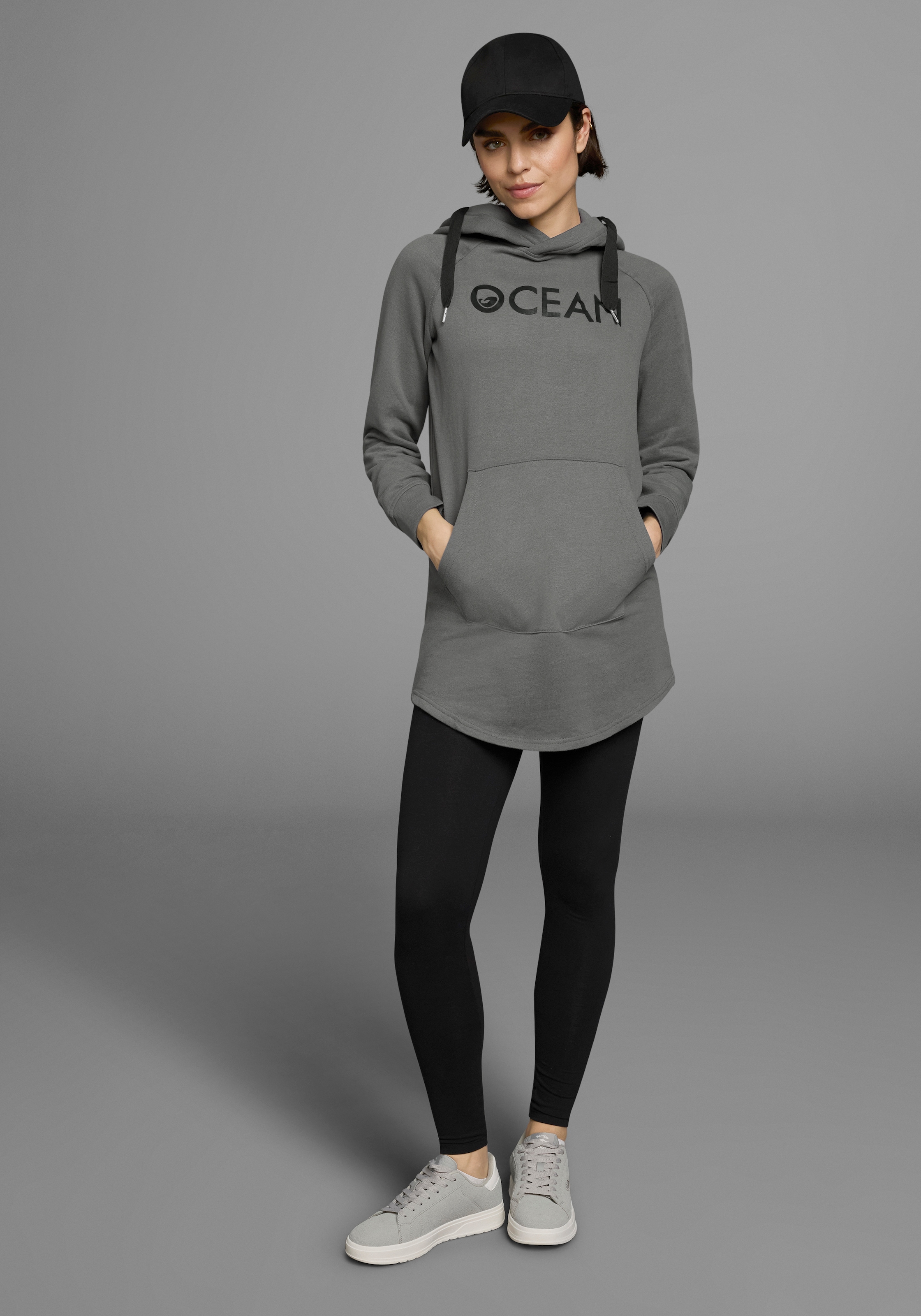 Ocean Sportswear Jogginganzug »Essentials Joggingsuit«, 2 Stk. Extralanges Kapuzensweatshirt & Leggings im 2‑teiligen Set