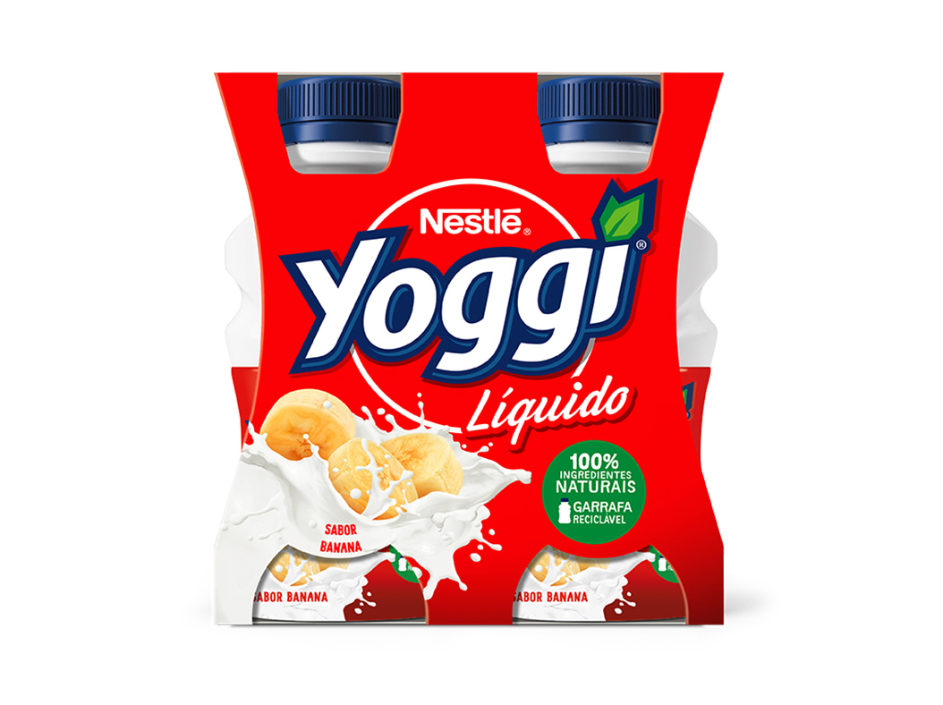 IOGURTE YOGGI LÍQUIDO BANANA 4X160G