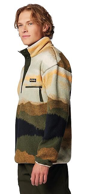 COLUMBIA - POLAIRE 1/2 ZIP HELVETIA II PRINTED HALF SNAP FLEE