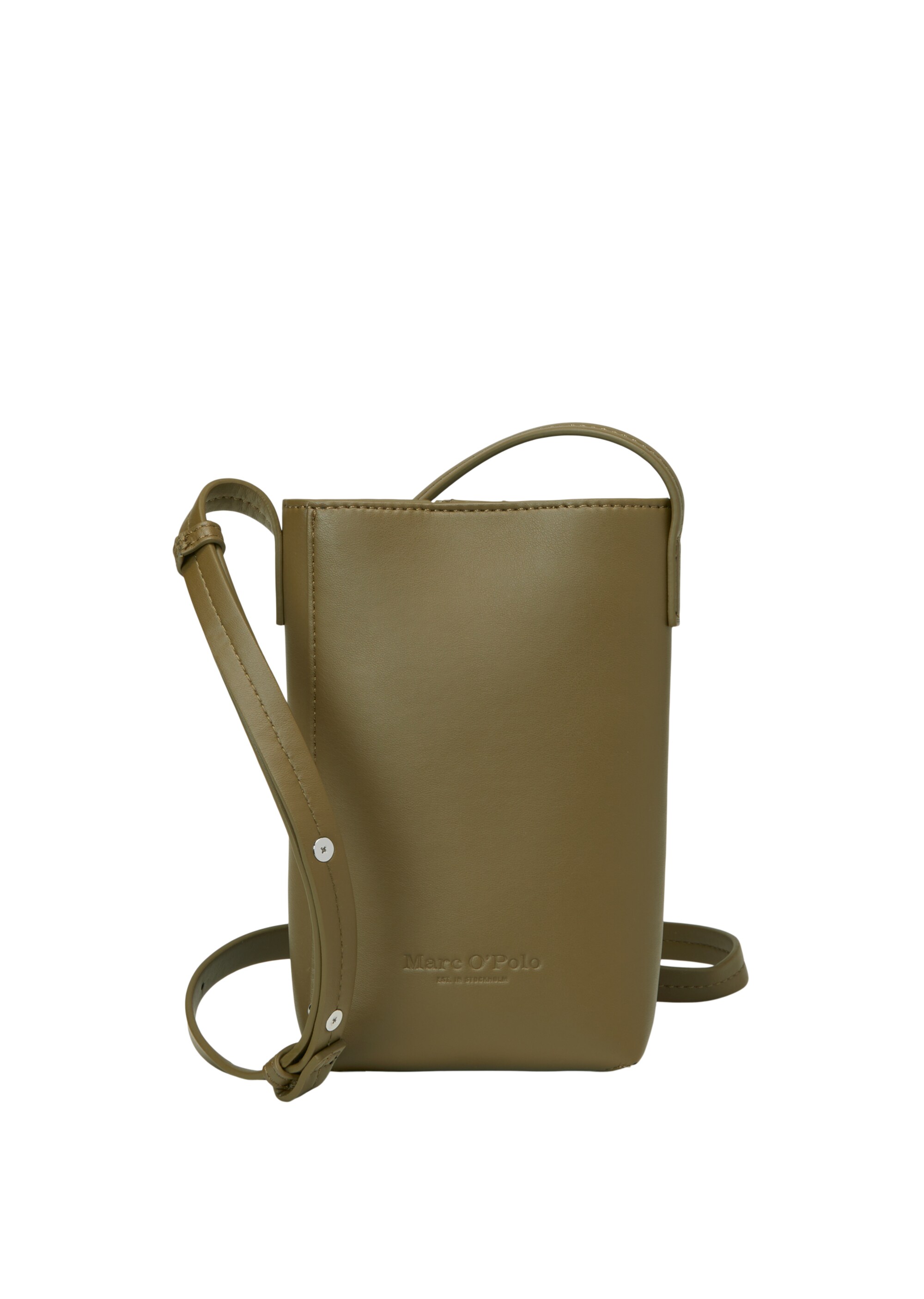 Smartphone-Tasche aus einer Lederalternative aus recyceltem Polyester