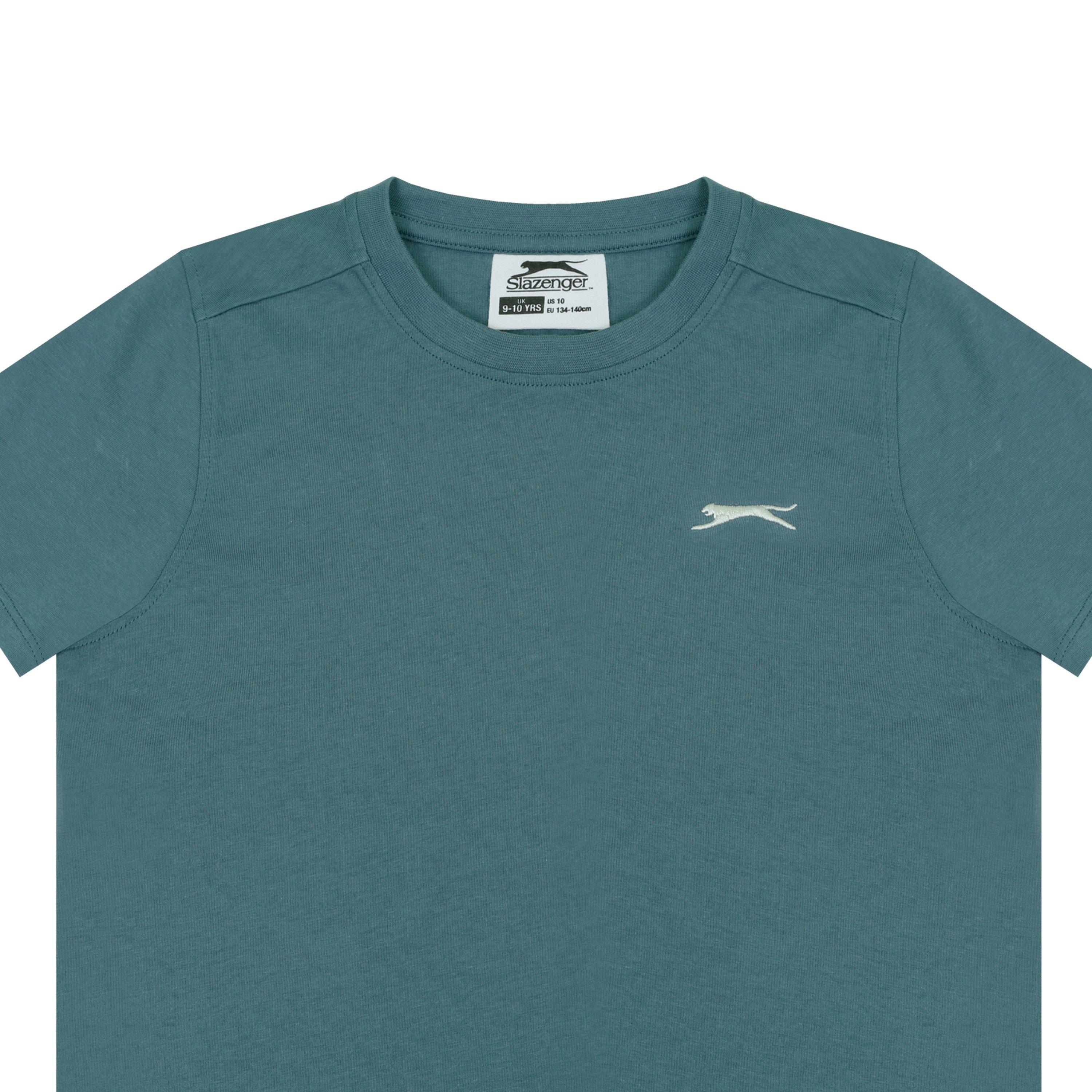Slazenger Junior Boys Plain Tee shirt