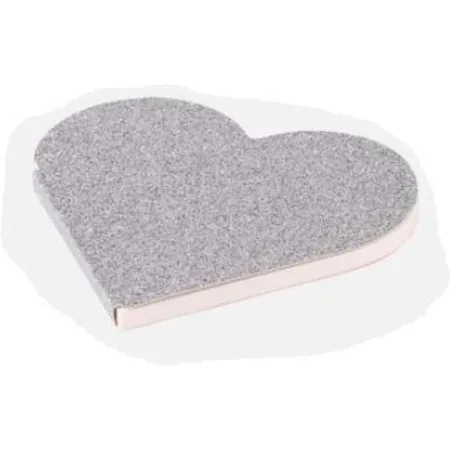 BRUNNEN Notizblock Glitter Herz, 1 Stück, 4-fach sortiert
