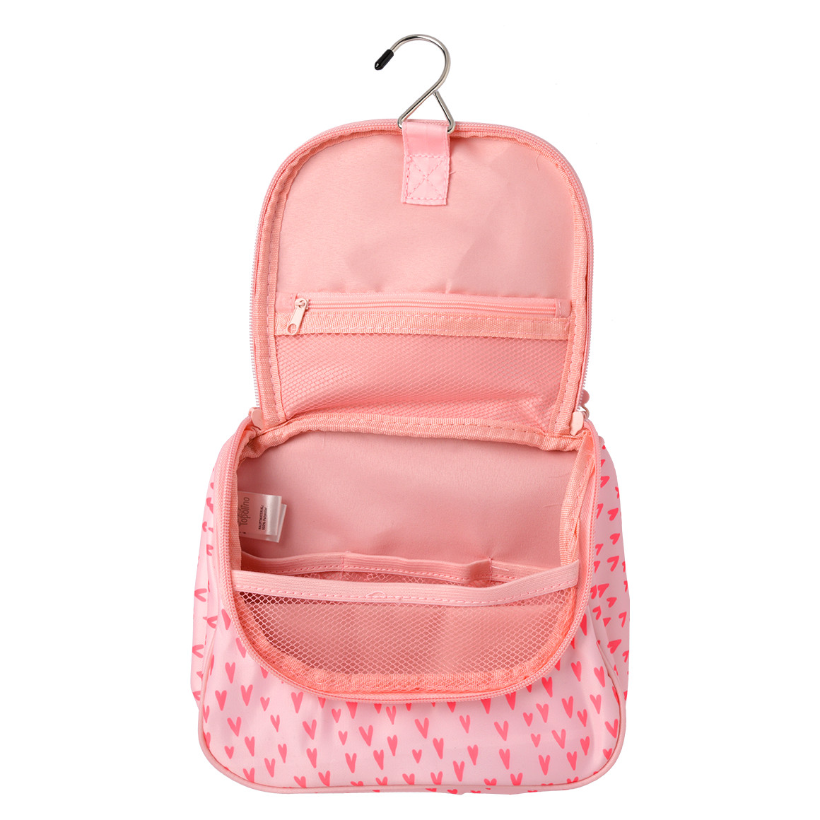 Topolino Mädchen Kosmetiktasche mit Herz-Allover rosa