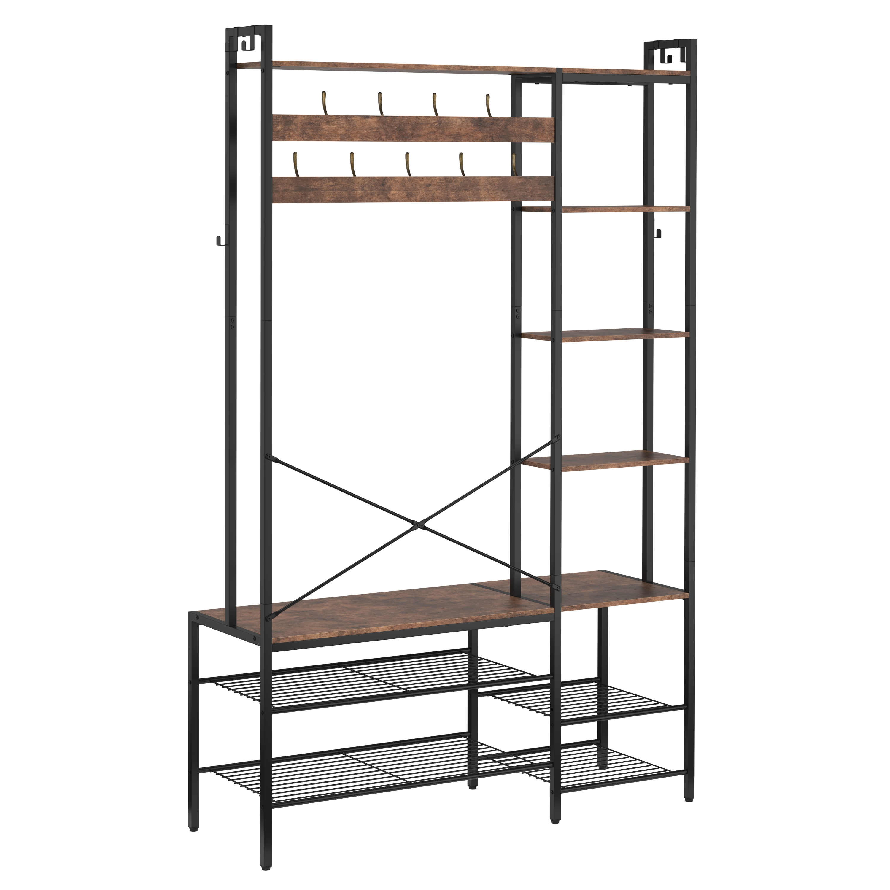 Garderobe Schuhregal Vintage BONITA 120 x 190 cm