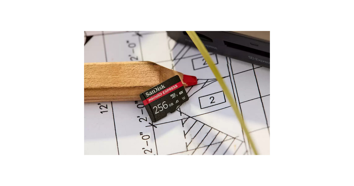SanDiskmicroSD Express 128 GB geheugenkaart  (Zwart, Class 3 (U3))