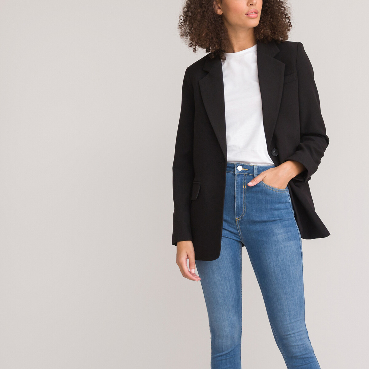 COLEÇÕES LA REDOUTE<br>Blazer de corte amplo