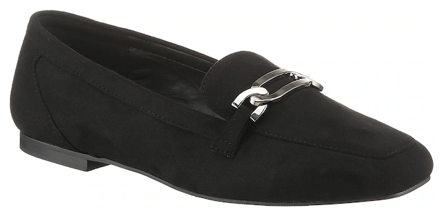 Aniston SHOES Loafer  , Slipper, Schlupfschuh, Flat, Schmuckspange - NEUE KOLLEKTION