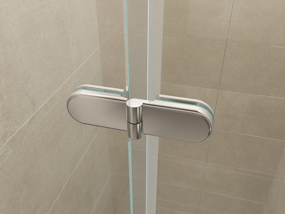 Mueller Siera vouwbare douchedeur 80x200cm links anti-kalk coating
