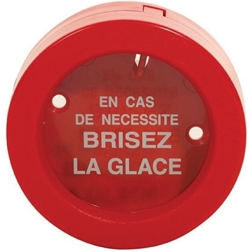 Boîte à clés de secours - Format rond ø100 mm - Plastique ABS