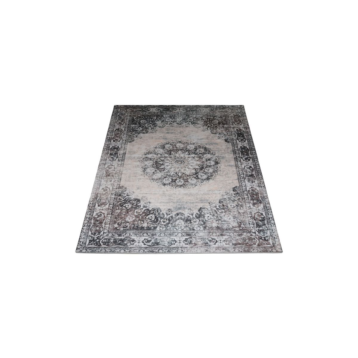 Vloerkleed Viola Antraciet 200 x 200 200x200 cm