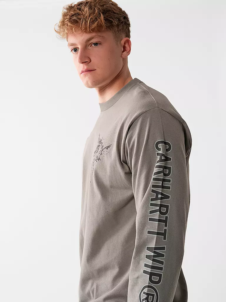 CARHARTT WIP Langarmshirt  grau