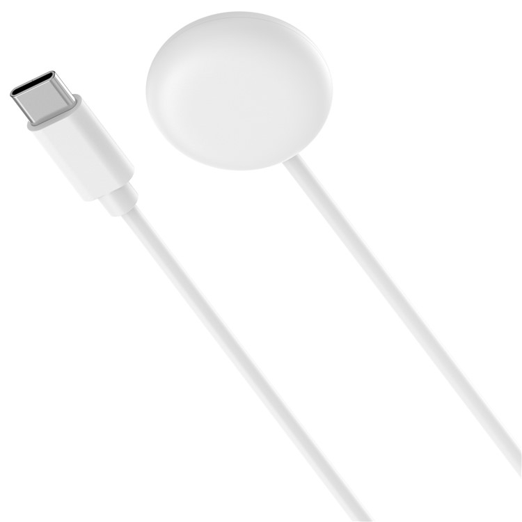 (1m) USB C auf Google Pixel Watch 2 Magnetisches Ladekabel - Weiss