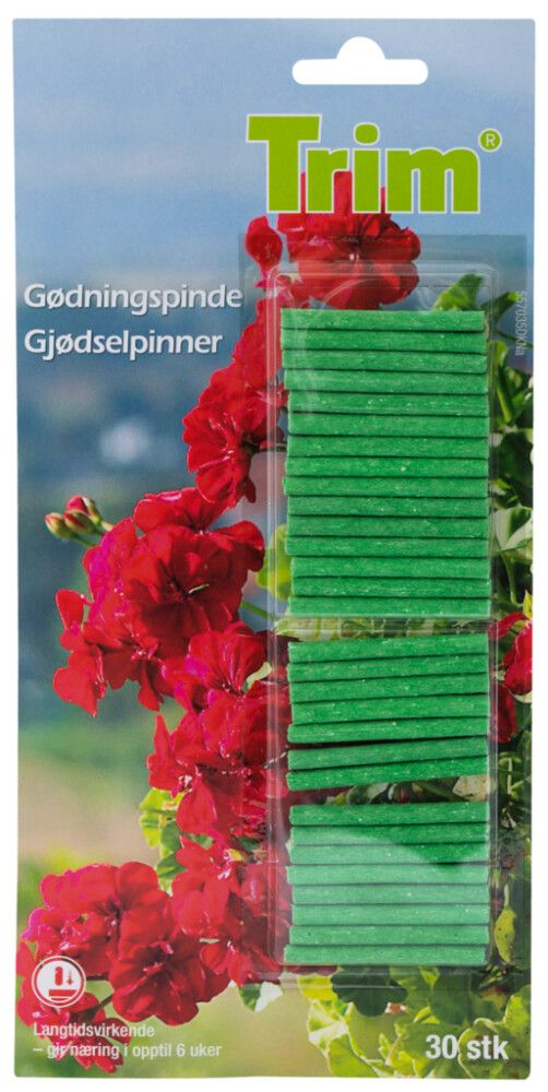 GJØDSELPINNER TRIM 30STK