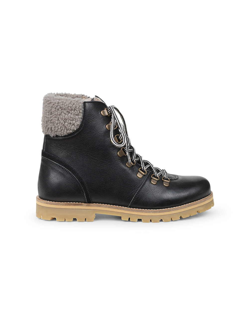 Shearling Winter Boot Women - Black