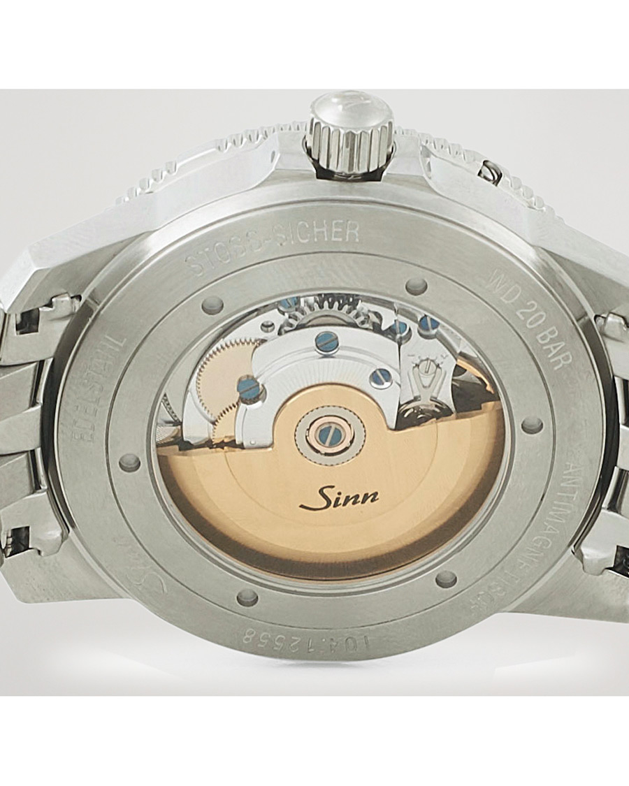 Sinn 104 A Pilot Watch 41mm Steel Link Black