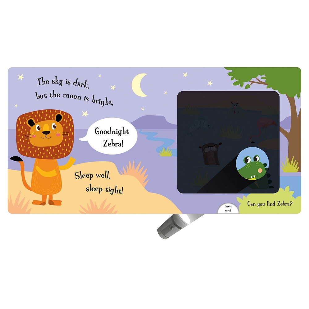 Gute Nacht Löwe – Ein magisches Taschenlampenbuch