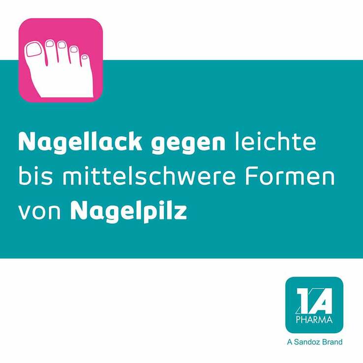 Terbinafin-1A Pharma Nagellack gegen Nagelpilz, 3.3 ml
