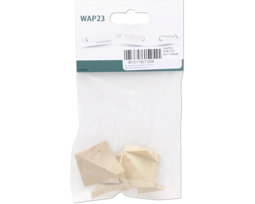 Accessoireset voor wandafwerkingslijst wild eiken natuur H1318 4-delig