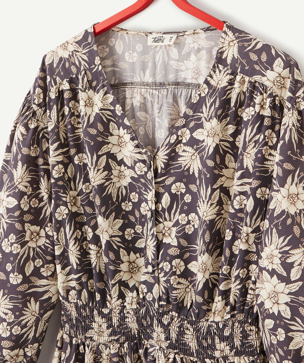 LA ROBE LONGUES FLEURIE EN VISCOSE RESPONSABLE