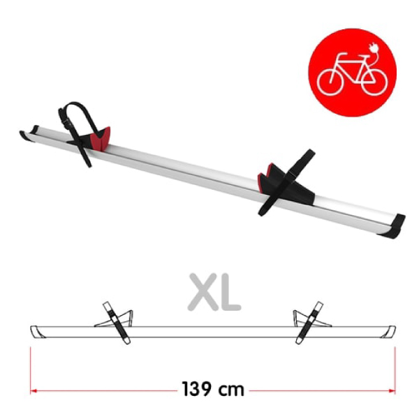 Rail PREMIUM XL FIAMMA 139 cm E-Bike