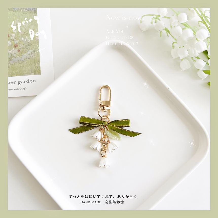 Worthbuy - Bloemen sleutelhanger / tashanger (verschillende ontwerpen)