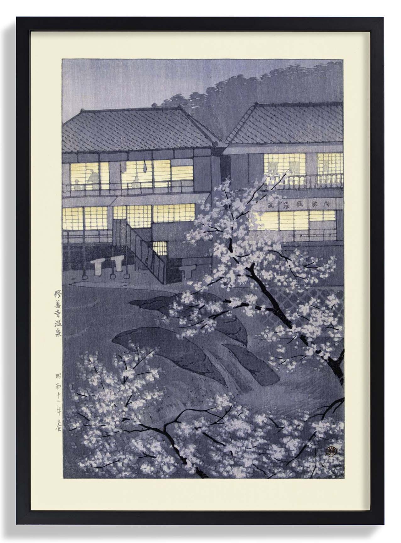 Die heißen Quellen von Shuzenji von Kasamatsu Shirô