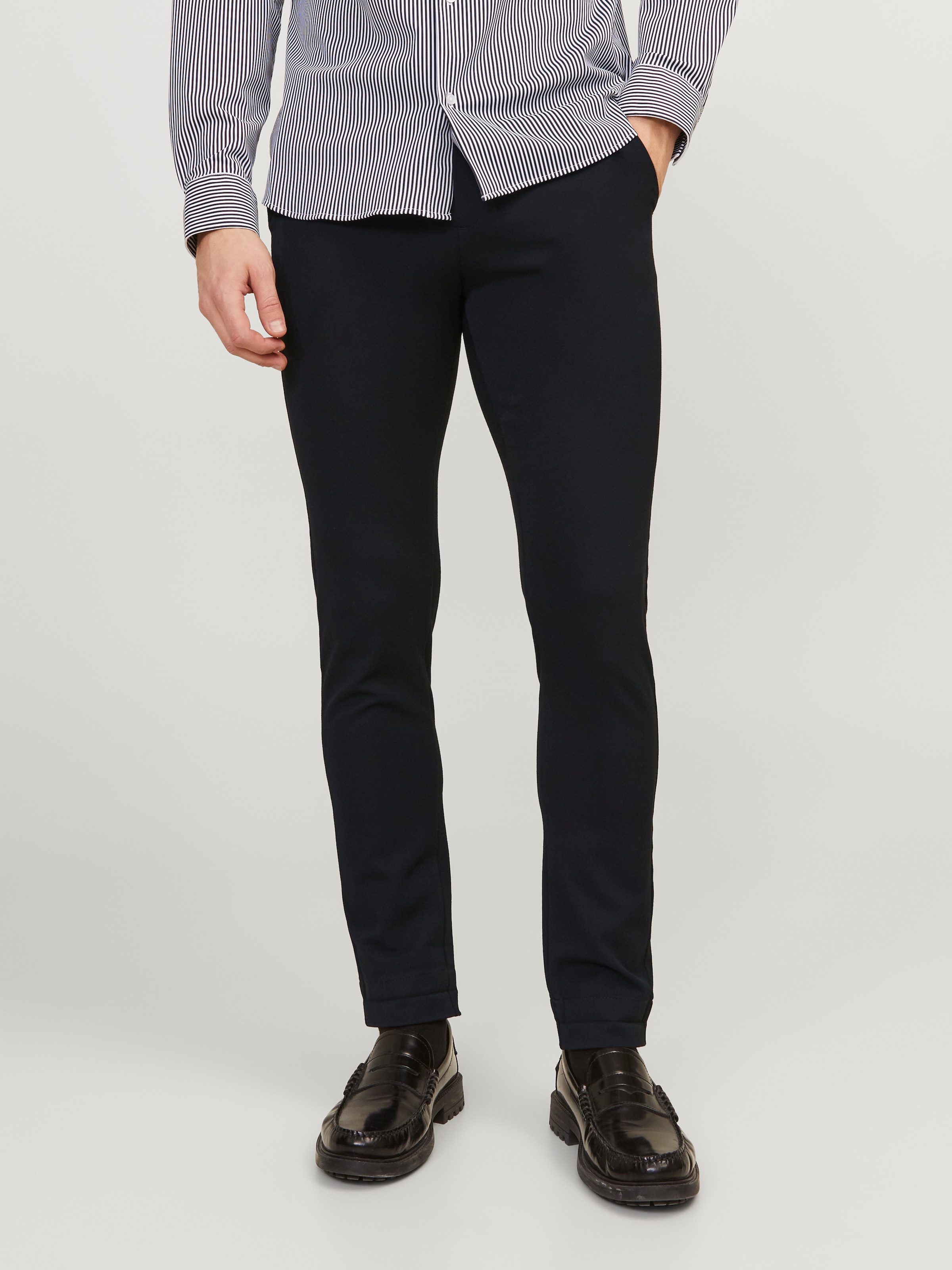 Jack & Jones Chinos »JPSTMARCO – Chinos mit Stretch für optimale Passform, Slim Fit«  unifarben, modisch, slim fit, Web