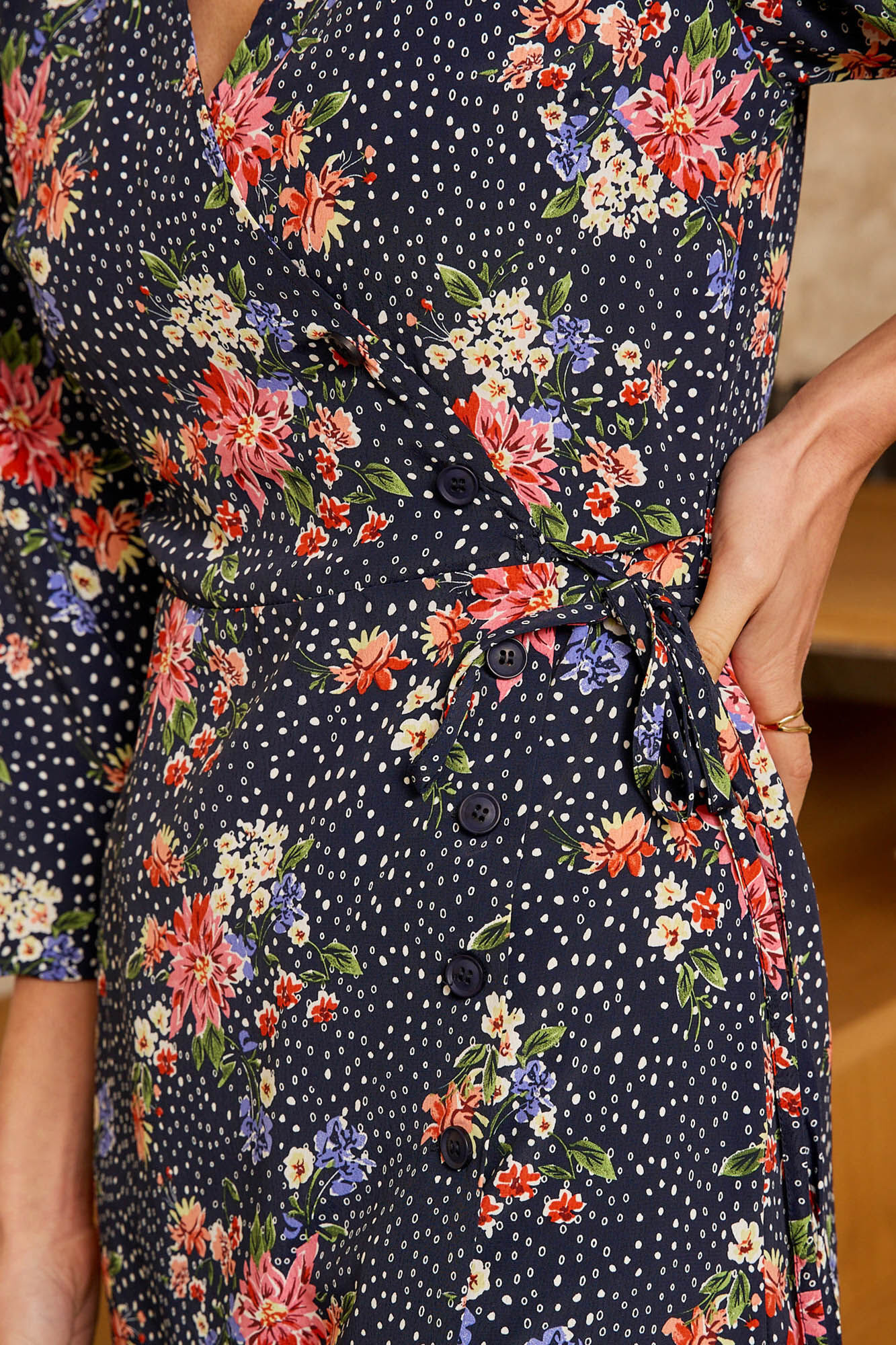Vestido Mole em Azul Marinho - Azul Marinho