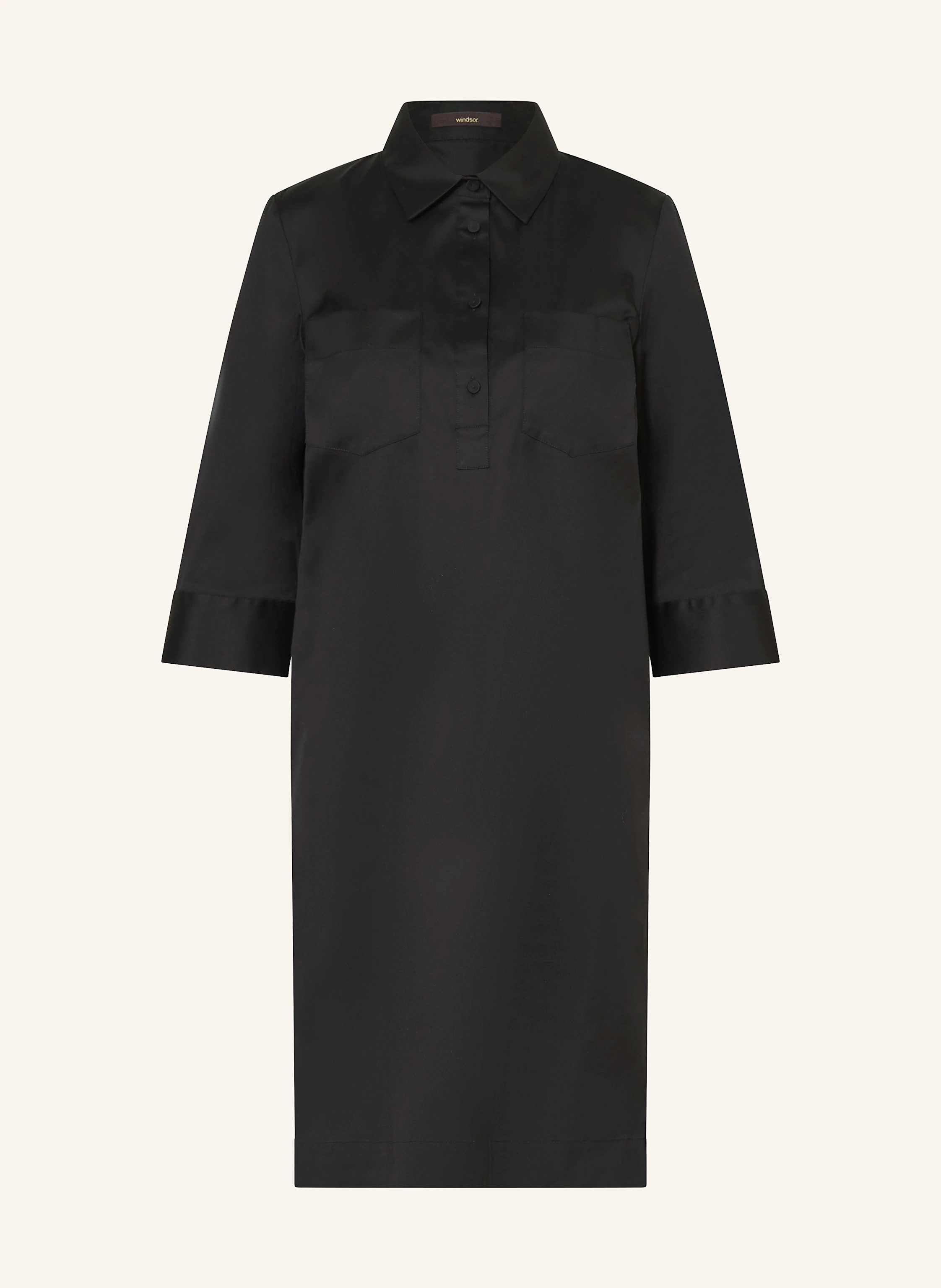 windsor. Hemdblusenkleid mit 3/4-Arm